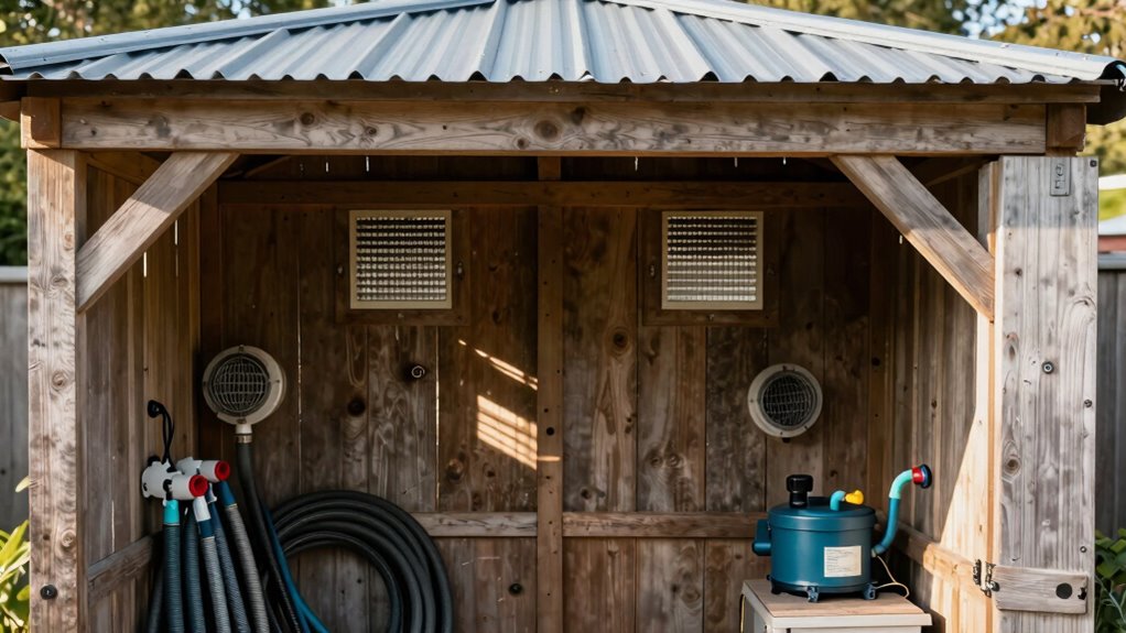 proper shed ventilation safeguards