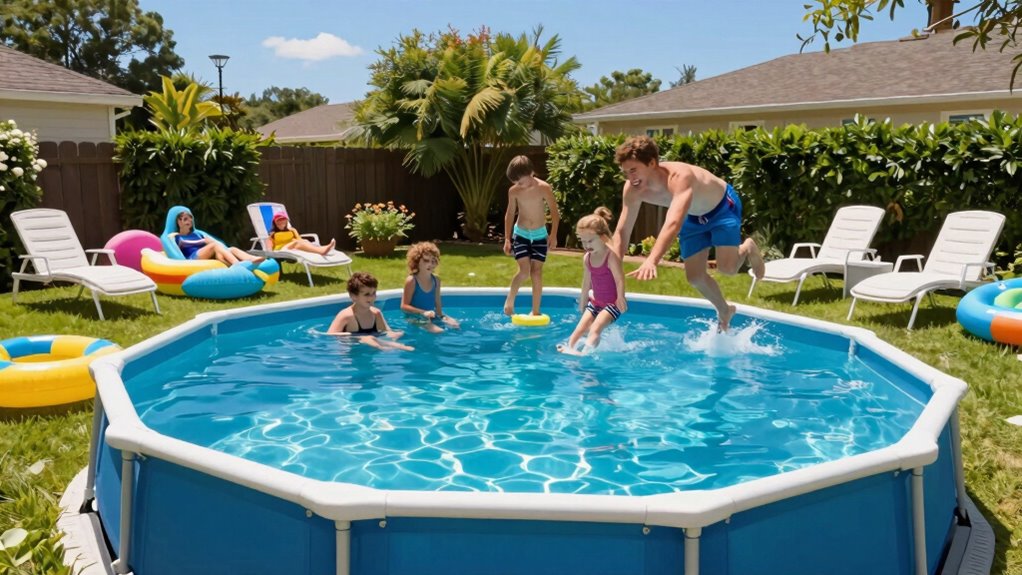 quick simple above ground pools