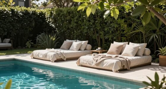 quiet yard daybeds