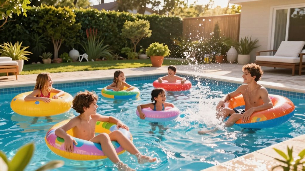 safe fun poolside entertainment