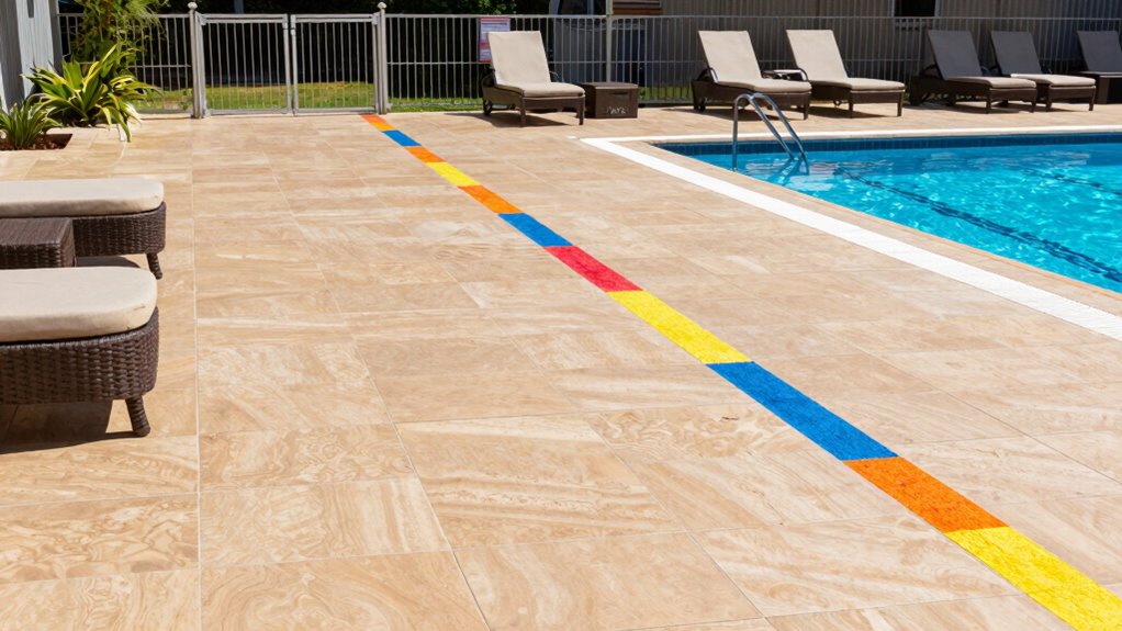 safe organized pool space layout