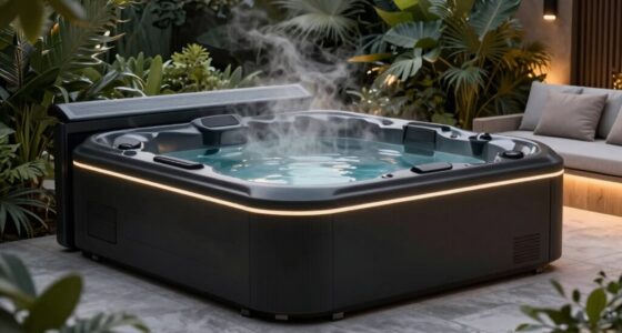 silent luxurious hot tub
