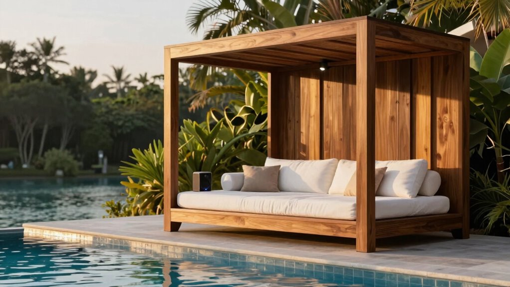 soundproofed flow enhanced cabanas