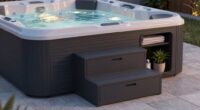storage stairs for hot tubs