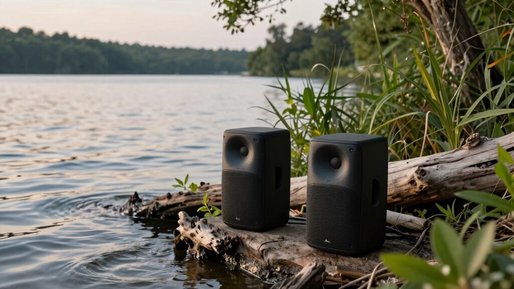 strategic outdoor speaker placement