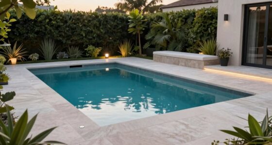 streamlined modern pool design