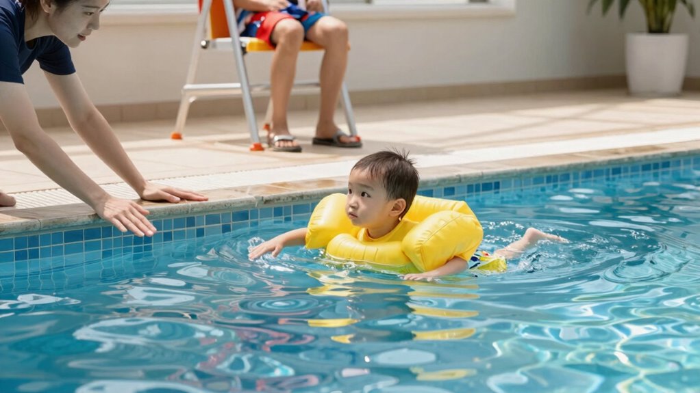 swim lessons complement supervision