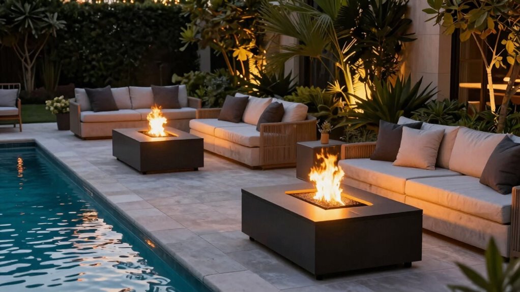 thoughtful fire pit seating placement