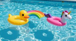 unsecured pool toy hazards