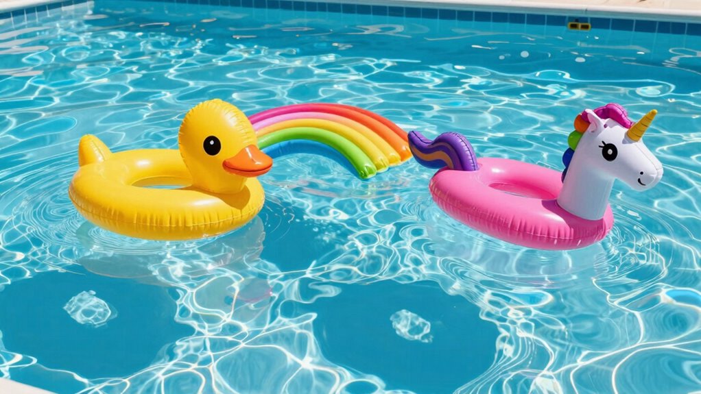unsecured pool toy hazards