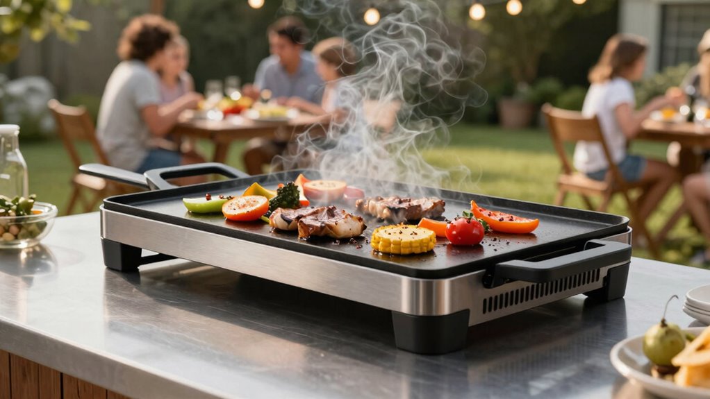 versatile outdoor cooking surface