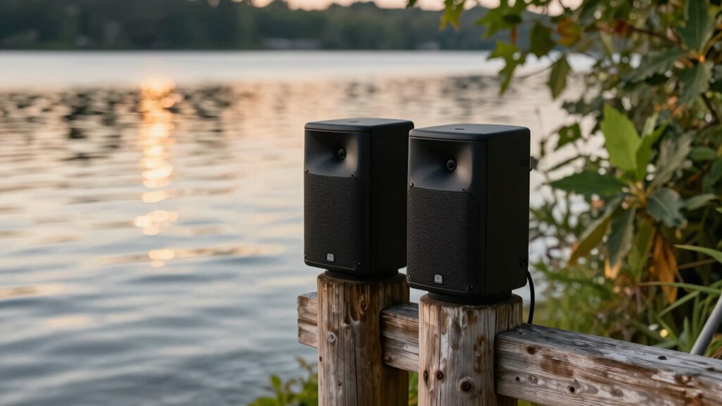 water safe outdoor speaker placement