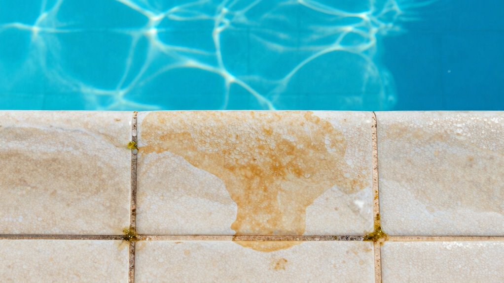 waterline indicates pool health
