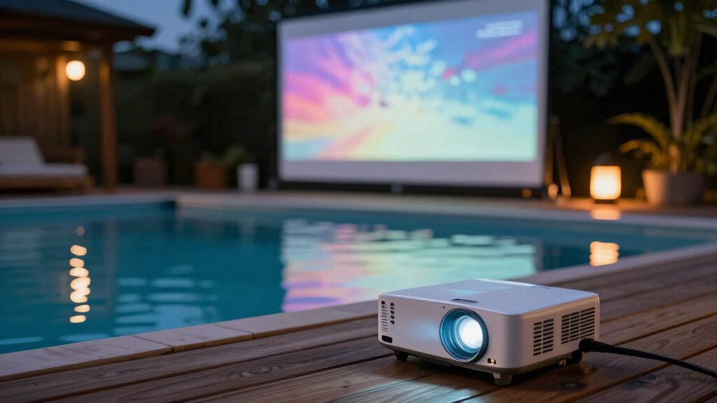 waterproof portable outdoor projectors
