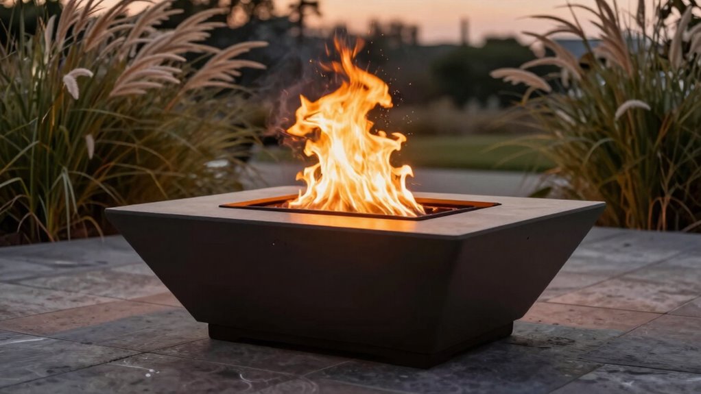 wind resistant fire pit safety