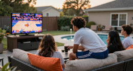 Everyone’s Outside Watching the Knicks