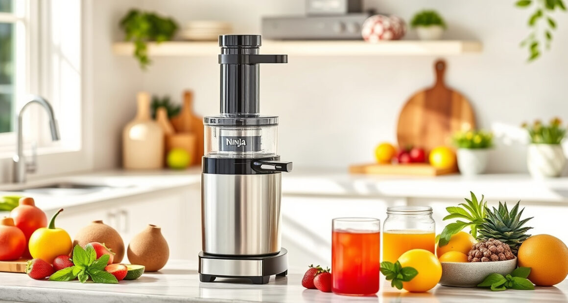 Fresh Summer Citrus Juices with Ninja NeverClog Cold Press Juicer