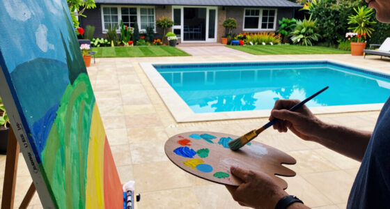 Revisiting David Hockney’s House on the West Coast With a One-of-a-Kind Painted Swimming Pool