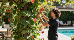 This Non-Invasive Flowering Vine Helps Keep Your Home Cool – And Hummingbirds Love It