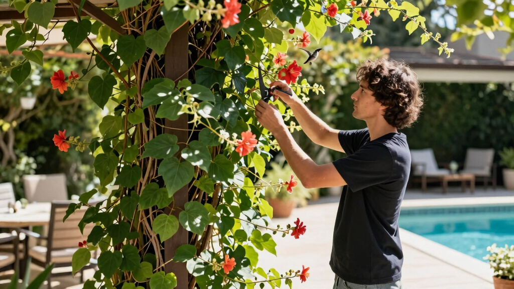 This Non-Invasive Flowering Vine Helps Keep Your Home Cool – And Hummingbirds Love It