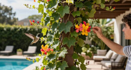 This Non-Invasive Flowering Vine Helps Keep Your Home Cool – And Hummingbirds Love It