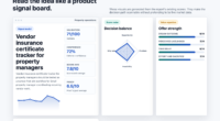 Vendor insurance certificate tracker for property managers