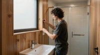 I Didn't Think Paneling Belonged In A Tiny Bathroom Until I Saw This Redo