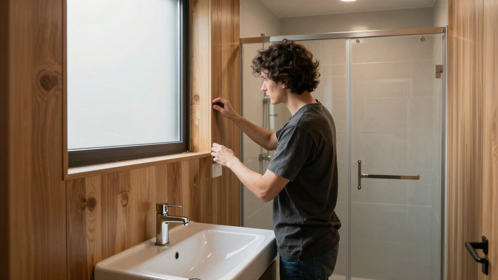 I Didn't Think Paneling Belonged In A Tiny Bathroom Until I Saw This Redo