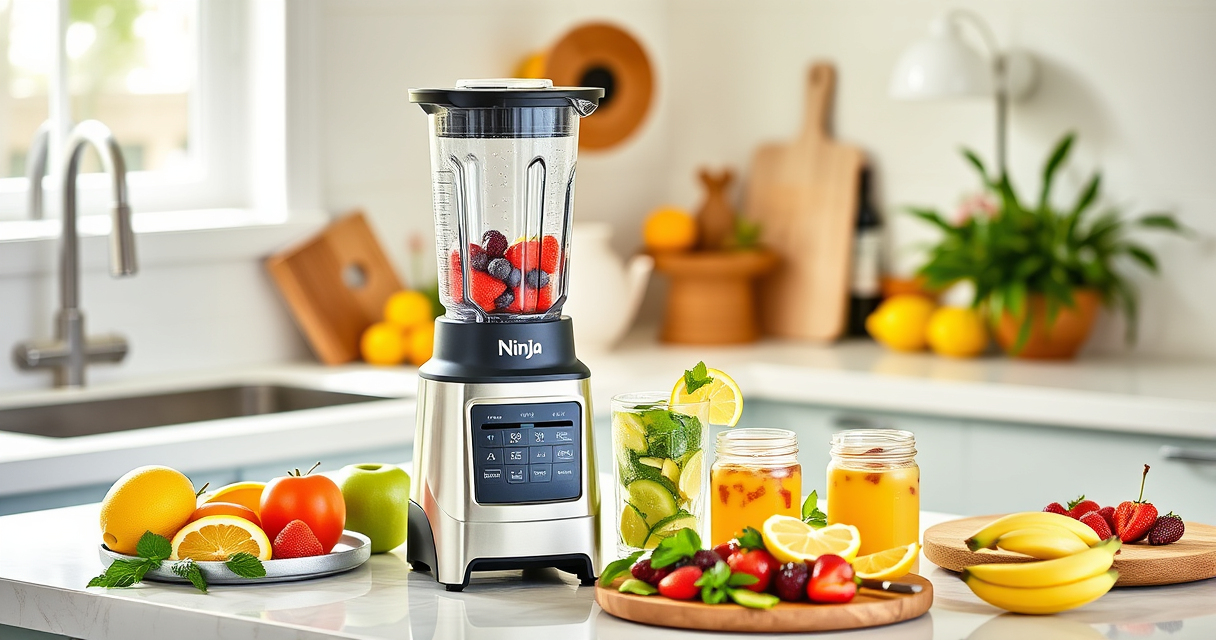 Make Refreshing Summer Smoothies with Ninja BC151EM Blast Portable Blender