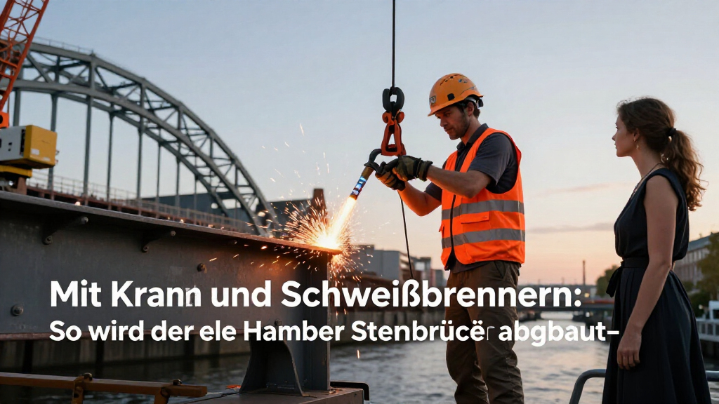 Mit Kran Und Schweißbrennern: So Wird Die Alte Hamburger Sternbrücke Abgebaut - NDR.de