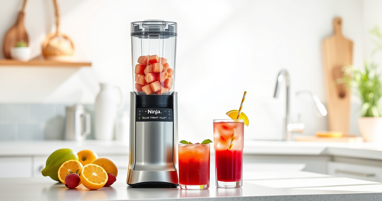 Beat the Heat with the Ninja SLUSHi Twist Frozen Drink Maker