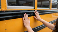 Ever Wondered About The Black Stripes On School Buses? Here’s Why They’re There