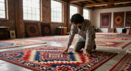 Former Textile Warehouse Transforms Into Fractal-inspired Jaipur Rugs Showroom In Mumbai - Designboom
