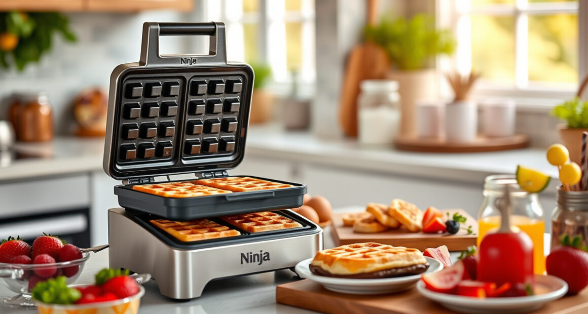 Ninja Belgian Waffle Maker Pro: Perfect Summer Waffles for Your Patio