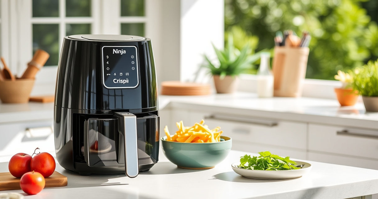 Ninja Crispi 4-in-1 Glass Air Fryer: Perfect for Summer Grilling & Snacks