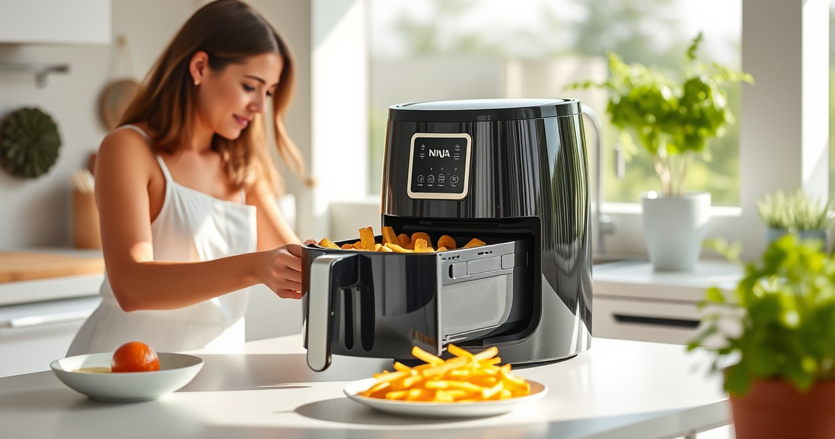 Ninja Crispi 4-in-1 Glass Air Fryer: Perfect for Summer Snacks & Small Batches