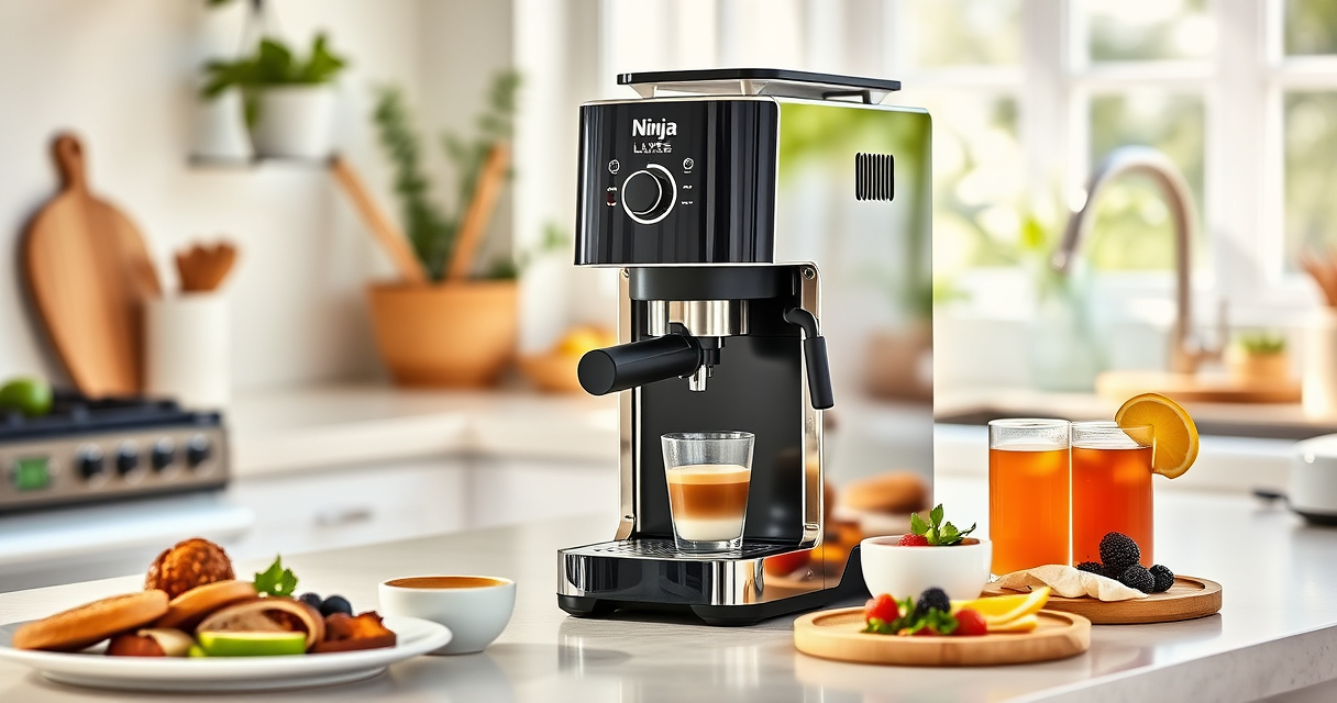 Ninja Luxe Café Premier 3-in-1 Espresso Machine: Summer Coffee Perfection
