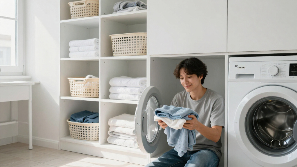 A Laundry Room Was An Eyesore Until IKEA Cabinets Gave It An Organized Redo