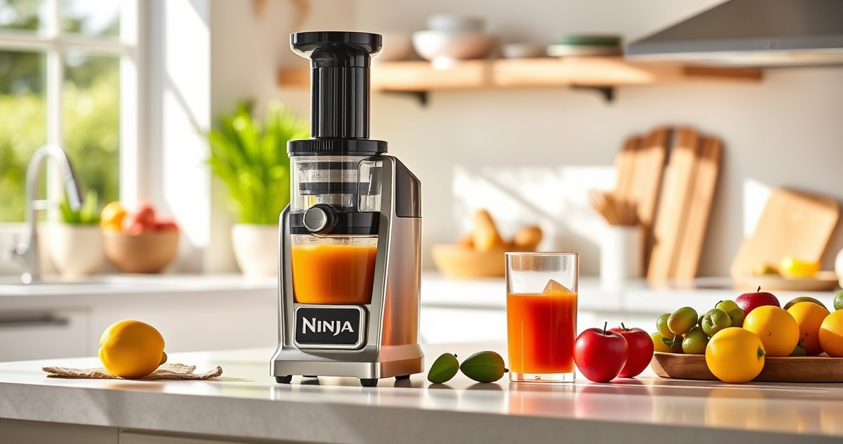 Enjoy Fresh Summer Juices Now with the Ninja NeverClog Cold Press Juicer