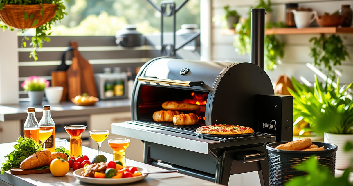 Host Effortless Pool Parties with the Ninja Outdoor Woodfire Pro XL Grill & Smoker