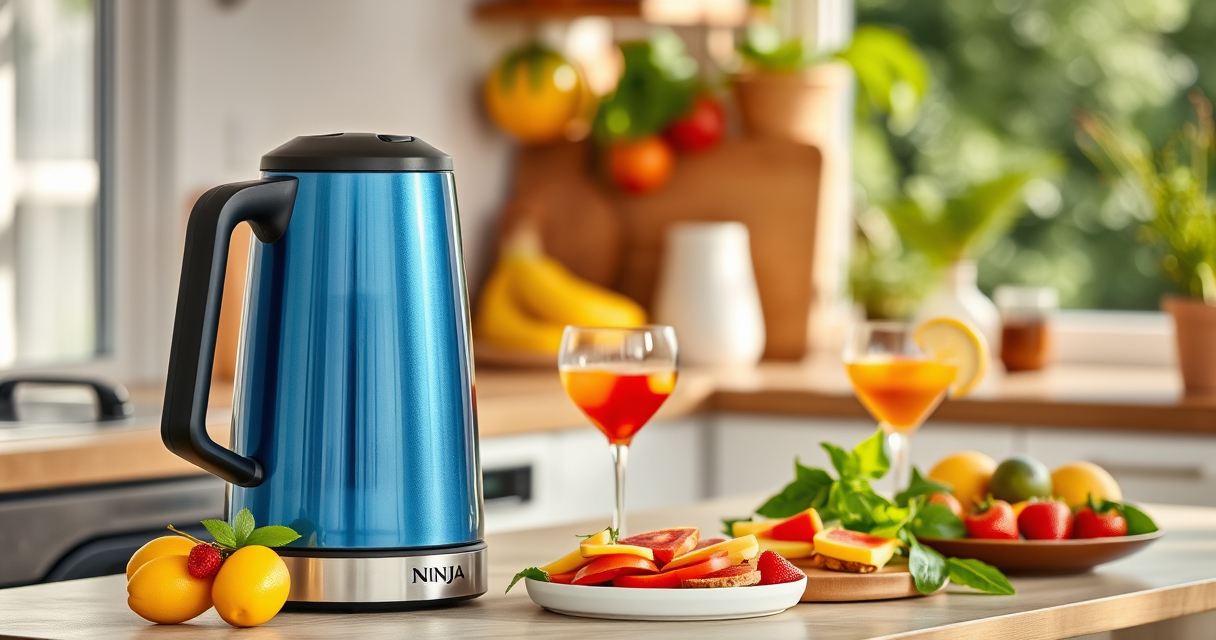 Host Perfect Summer Pool Parties with the Ninja KT200BL Electric Kettle
