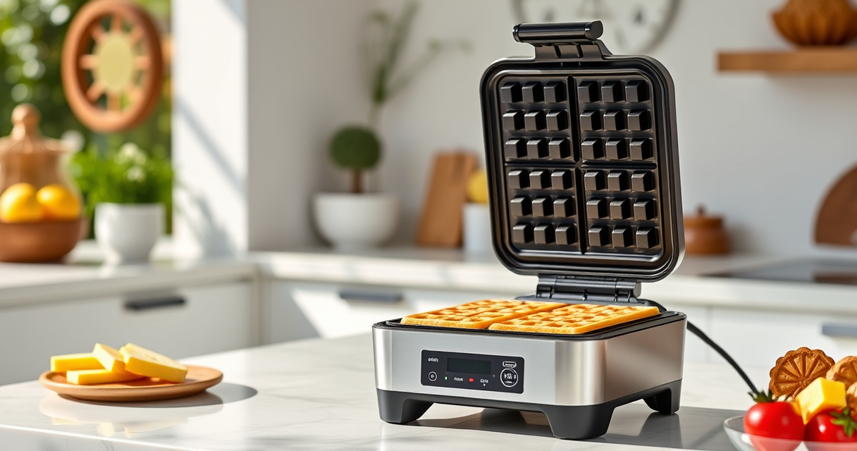 Ninja Belgian Waffle Maker Pro: Perfect Summer Waffles with Ease
