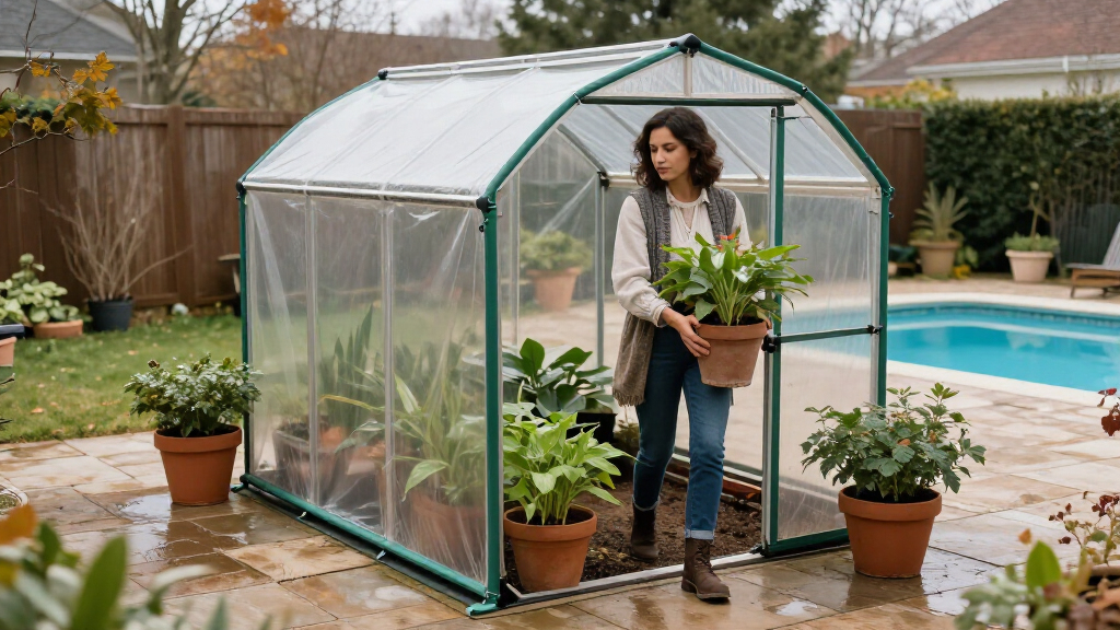 I Have Nowhere To Store My Tender Plants Over Winter – This Clever Pop-Up Shelter Protects Them Without Taking Up Space