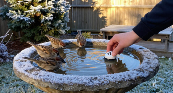Wildlife Experts Say This Clever Gadget Will Stop Your Bird Bath From Freezing Over This Winter – It’s A Fuss-free Way To Support Birds In Cold Weather